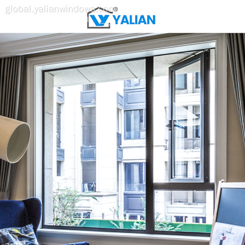 Casement Window Aluminum Alloy Casement Windows Double Glazing Factory